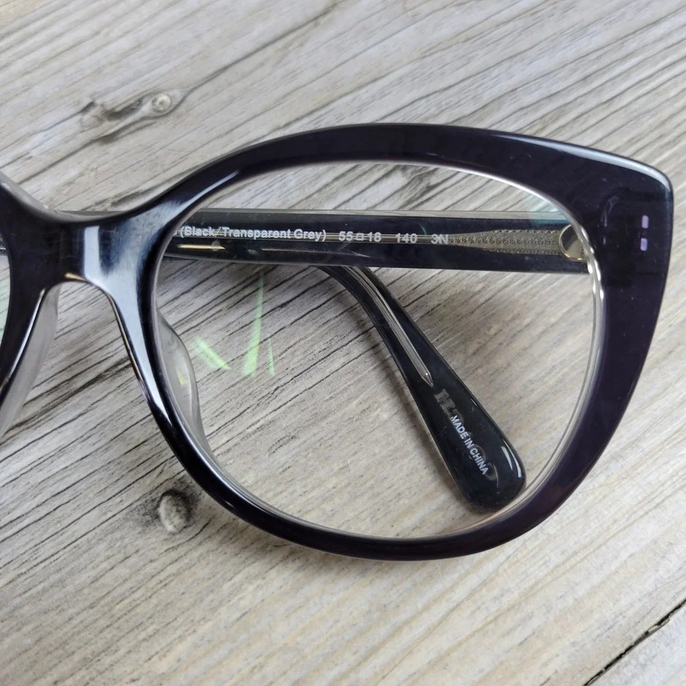 Coach Sunglasses HC8365U 57458G Black Transparent Grey Frames Only 55-18-140